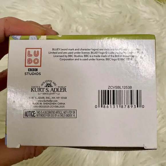 Disney Bluey Bingo Christmas Ornaments Grannies Costume Bundle of 2 NEW Xmas - Picture 4 of 7